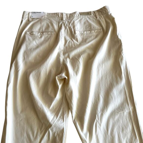 AG Adriano Goldschmied NWT Caden Straight Wide Leg Chino Pants in Canvas 33 - Picture 5 of 12